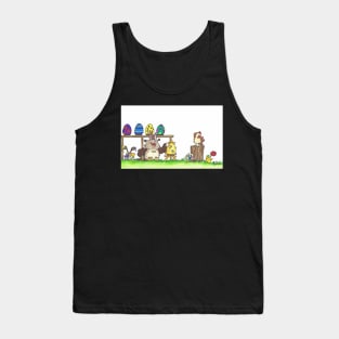 Funny Happy Easter Tank Top